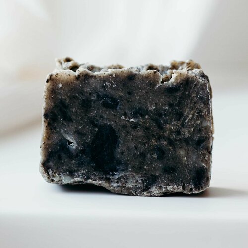 Мыло туалетное для рук Древесный уголь душистое ароматное от шуйской мыловарни