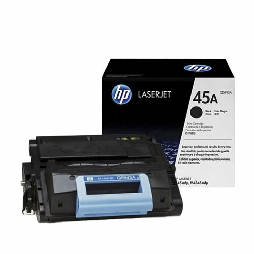 Лазерный картридж Hewlett Packard Q5945A (HP 45A) Black дисконт картридж hewlett packard w9102mc