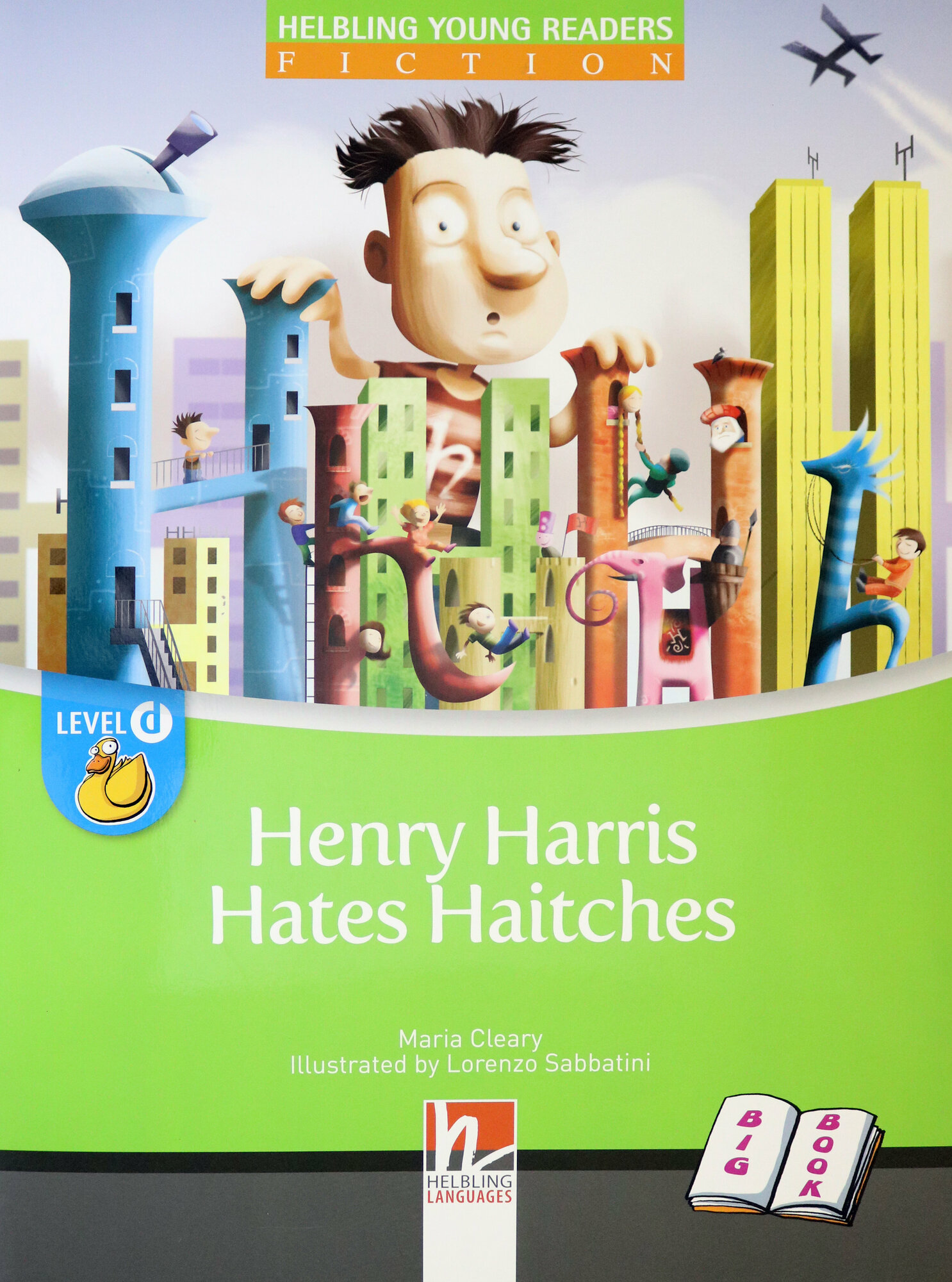 Книга для чтения на английском языке увеличенный формат / Helbling Young Readers Level D: Henry Harris Hates Haitches (Big Book) - фото №2