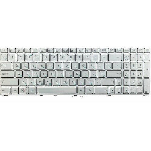 Клавиатура Asus X52JC белая аккумулятор для ноутбука asus x52jc