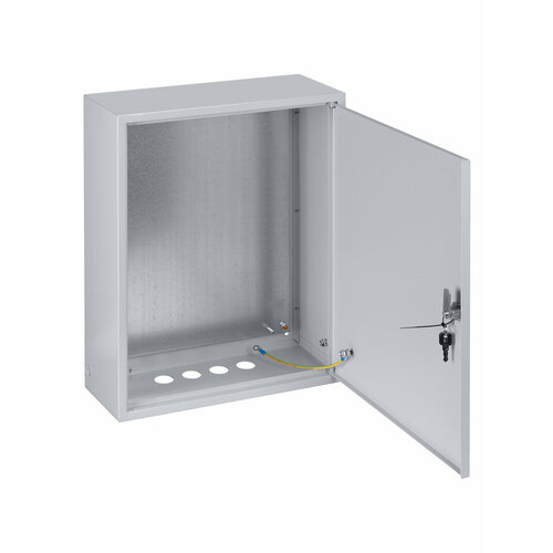 Щит навесной TDM ЩМП-2-1 с монтажной панелью с металлической дверцей и замком IP31 6782₽