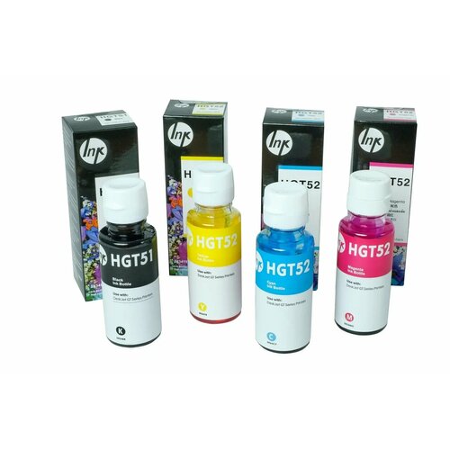 Набор чернил SP-GT51/52 Bk/CMY для HP (4*100ml) yotat 100ml tank ciss ink cartridge t1321 t1322 t1323 t1324 for epson stylus nx125 n11