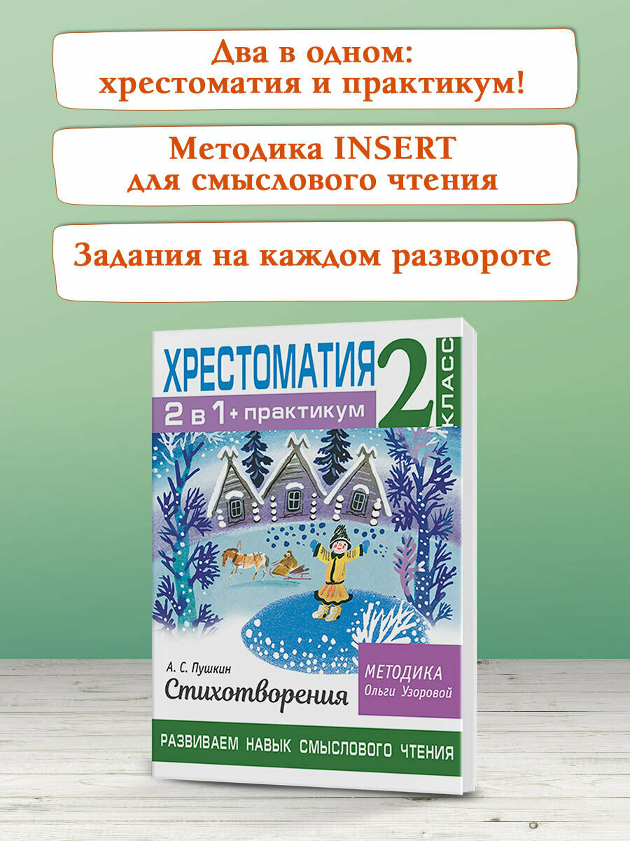 Хрестоматия. Практикум. Развиваем навык смыслового чтения. А. С. Пушкин. Стихотворения. 2 класс - фото №10