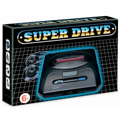 16 bit Приставка Super Drive Classic игровая приставка 16 bit super drive racing 2 геймпада черная