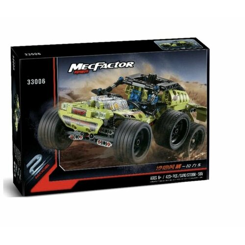 Конструктор MecFactor Sand Storm SUV 33006 2 в 1 джип багги вездеход конструктор ралли кар sandstorm 423 дет 33006