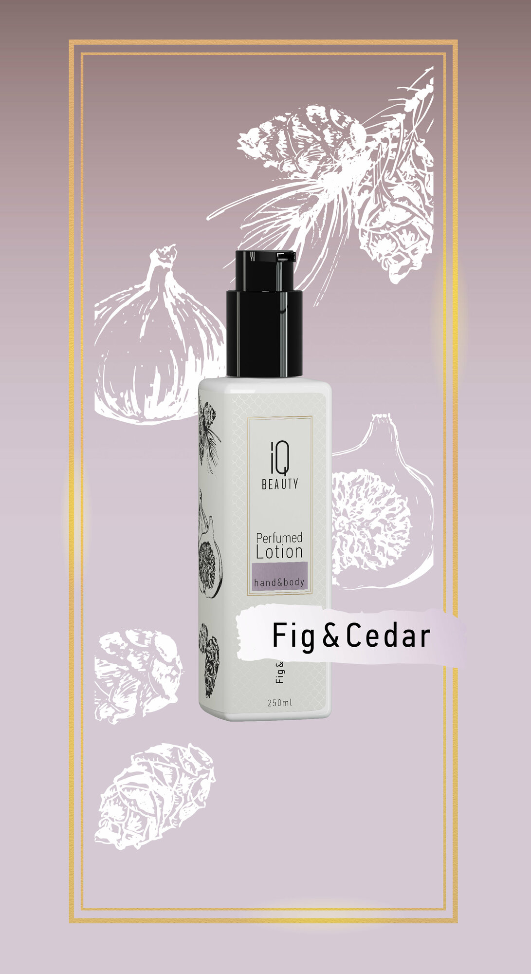 IQ BEAUTY Лосьон для рук и тела парфюмированный Инжир и Кедр / Perfumed Lotion hand&body 250 мл - фото №5