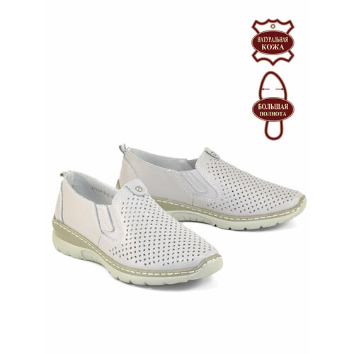 фото Слипоны brado, размер 38, серый, бежевый