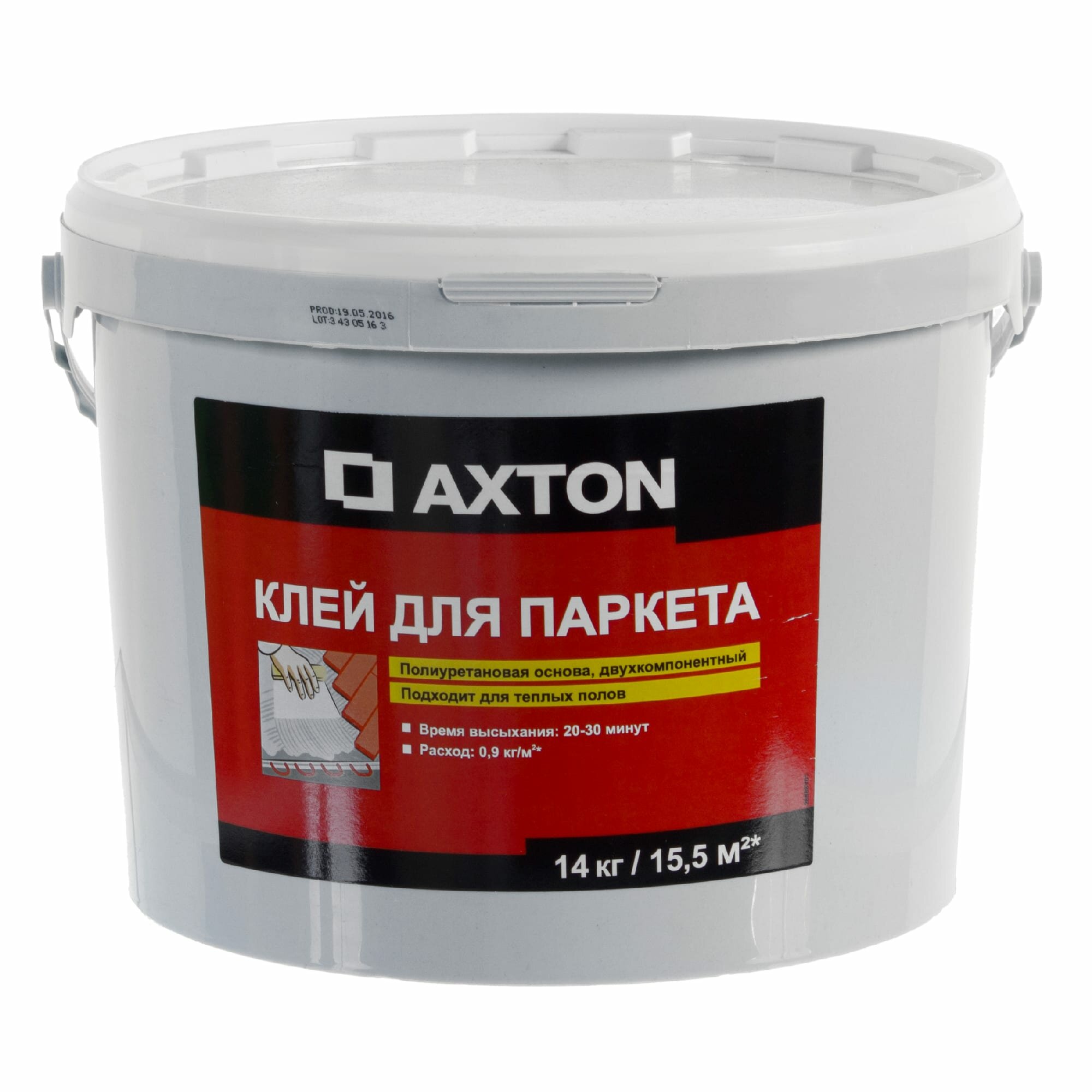 фото AXTON Клей для паркета двухкомпонентный 7кг