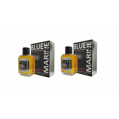 XXI CENTURY Лосьон после бритья BLUE MARINE SPORT, 100 мл, 2 штуки