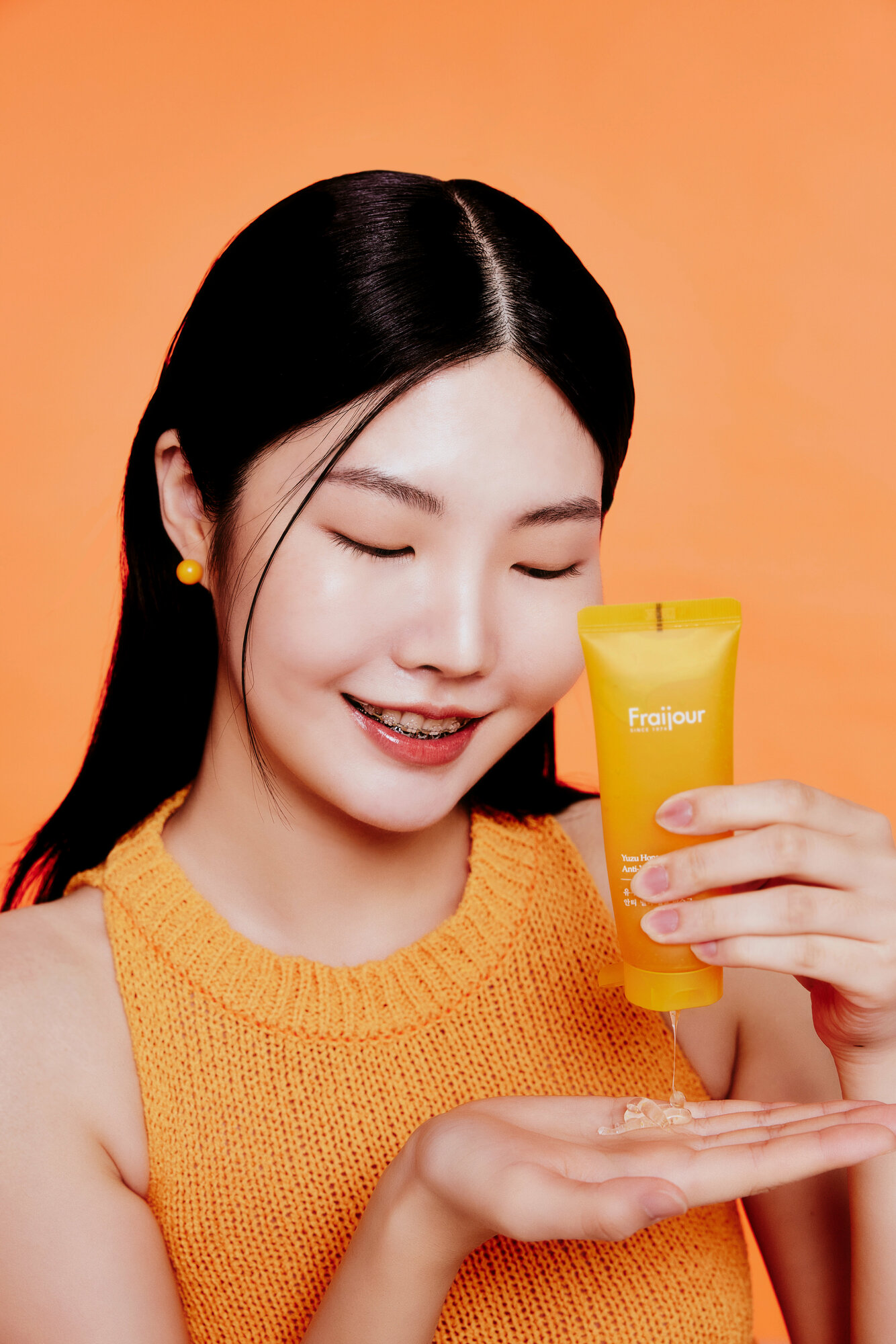 Fraijour Капсульная маска для лица юдзу Yuzu Honey Anti-Mela Capsule Mask, 75 мл