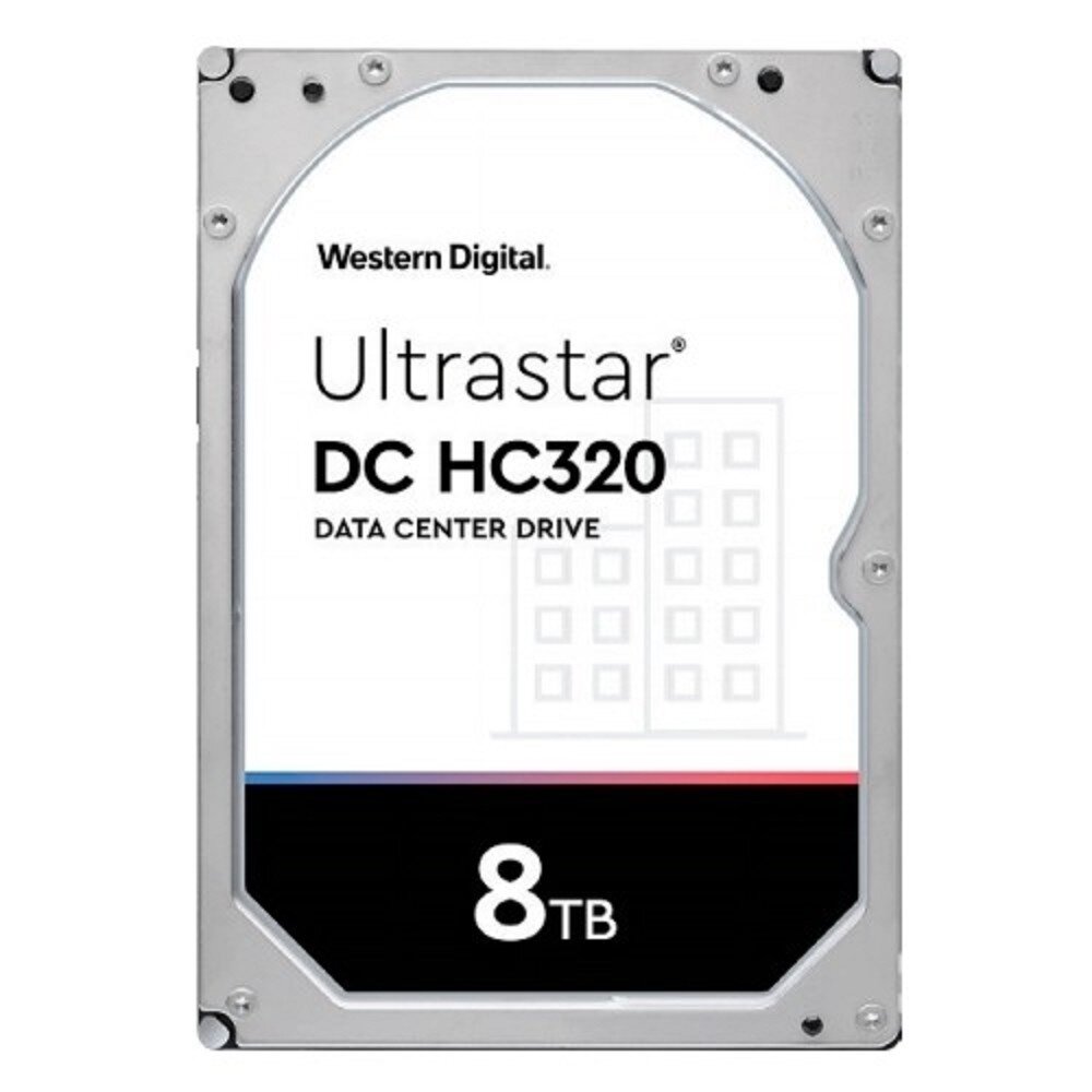 Hitachi Жесткий диск 8Tb WD Ultrastar DC HC320 (HUS728T8TAL5204) {SAS 12Gb/s, 7200 rpm, 256mb buffer, 3.5"} 0B36400/0B36453