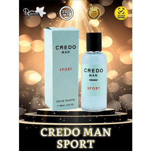 Delta parfum Туалетная вода мужская Credo Man Sport, 100мл delta parfum туалетная вода мужская credo man ego dominus