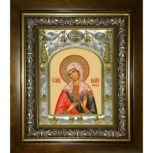 Икона Калиса Коринфская Мученица мученица калиса коринфская икона в широком киоте 16 5 18 5 см