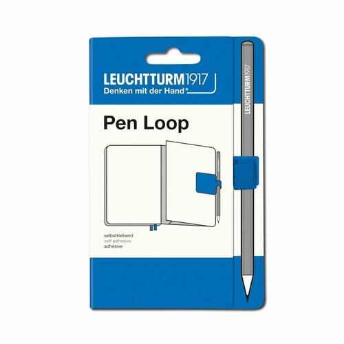 Петля самоклеящаяся Pen Loop 15мм цвет Небесный держатель для ручки leuchtturm1917 pen loop синий камень
