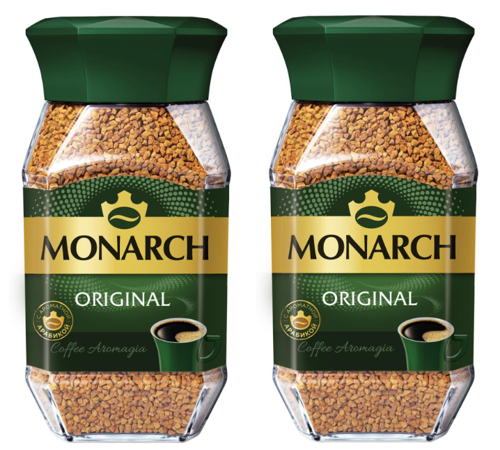 Кофе растворимый сублимированный Monarch Original, 95 гр, 2 уп