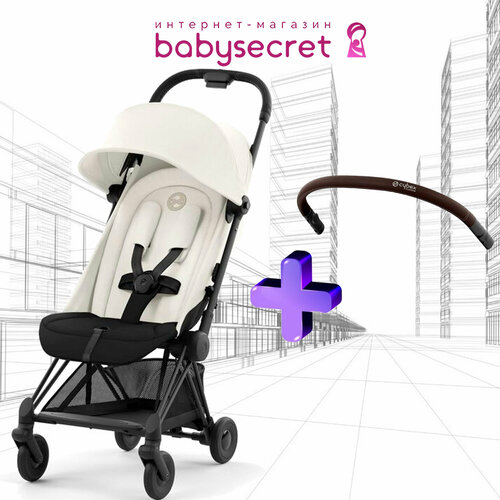 Прогулочная коляска Cybex Coya off white на шасси matt black прогулочная коляска cybex coya mirage grey на шасси matt black