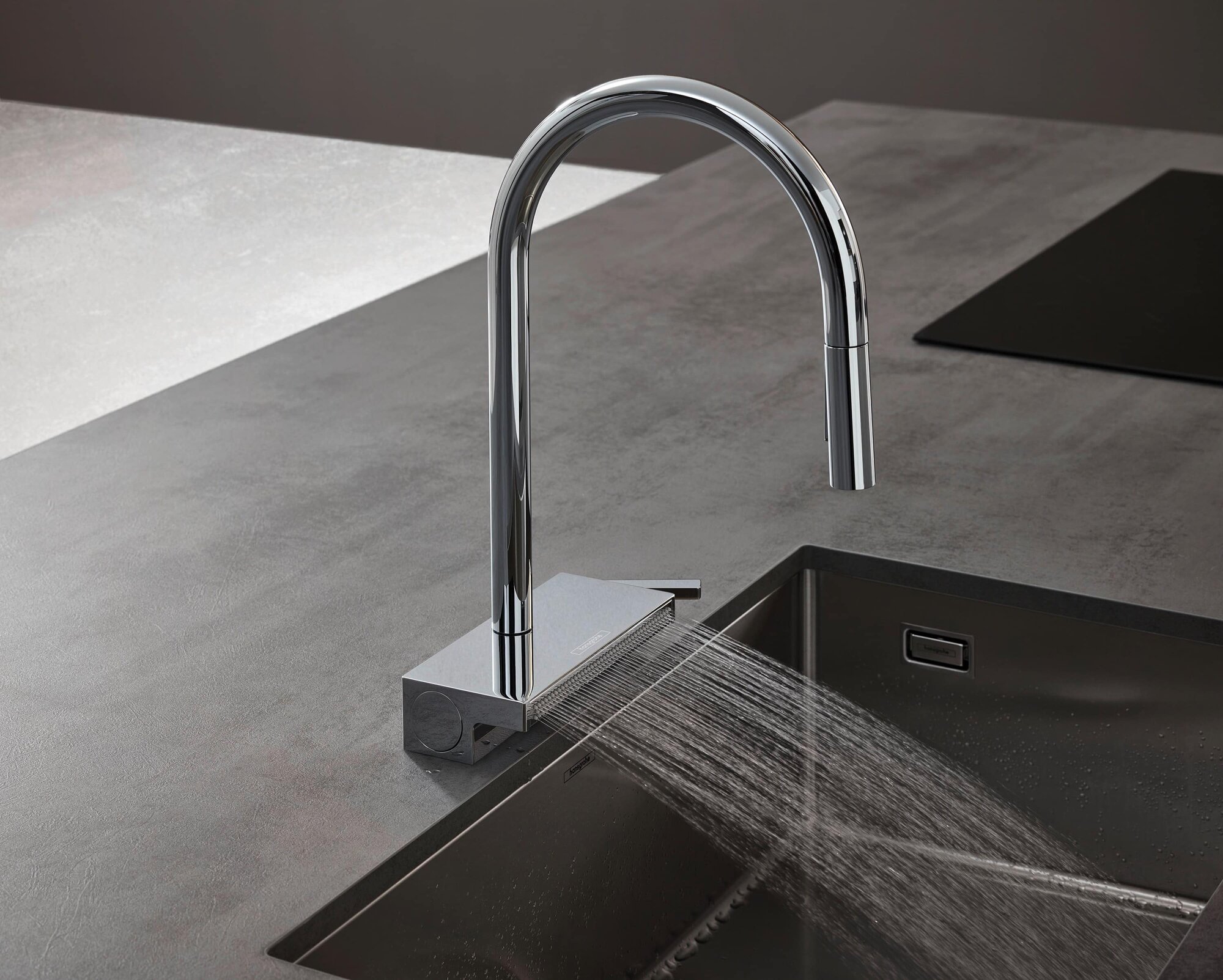 Смеситель Hansgrohe Aquno Select M81 73831000 для кухонной мойки