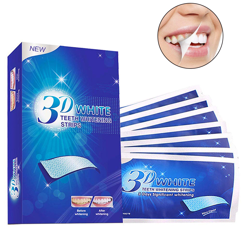 фото Отбеливающие полоски для зубов 3D WHITE Gel, 7 пар