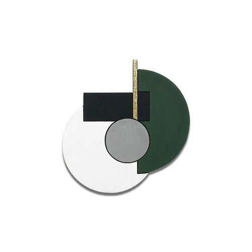 Брошь, зелeный