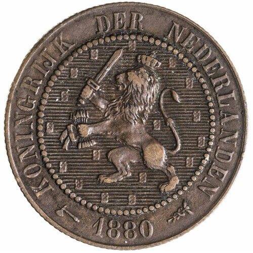 Нидерланды 2 1/2 цента (cent) 1880