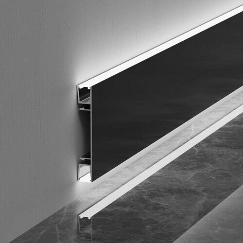 Профиль накладной для светодиодной ленты, JM-76-LED-2500, с рассеивателем