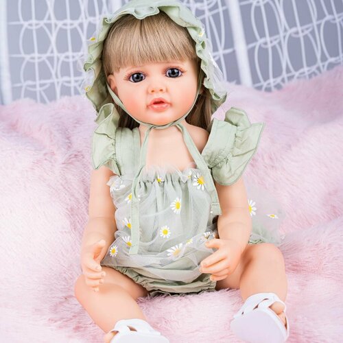 Кукла Реборн виниловая 55см в пакете (FA-105)