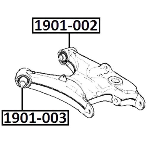 ASVA 1901-002 (33326770744) сайлентблок заднего нижнего рычага