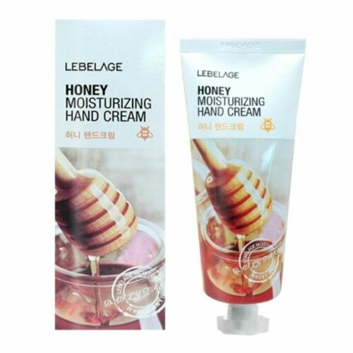 bernard cassiere крем honey cream кислородный с медом 50 мл LEBELAGE Крем для рук Honey Moisturizing Hand Cream, с медом, 100 мл