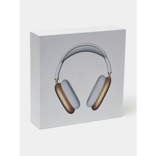 Полноразмерные беспроводные Bluetooth наушники для iPhone и Android c защитным чехлом в комплекте Встроенный микрофон Stereo Micro SD card AUX Gold 69000₽