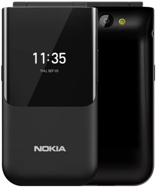 Мобильный телефон Nokia 2720 DUAL SIM, черный, кнопочный, раскладушка