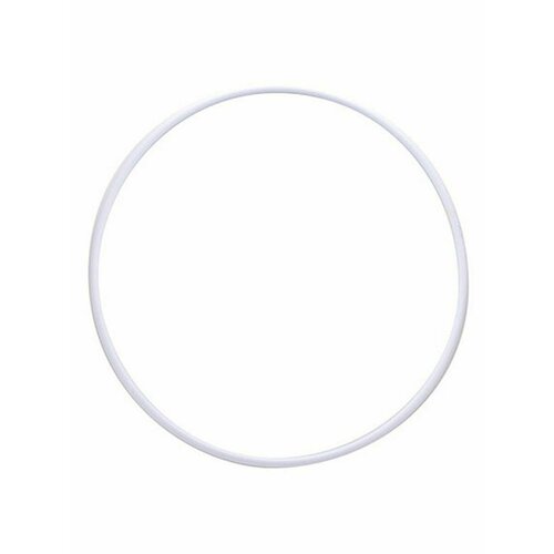 Обруч гимнастический энсо пластиковый d 500 мм, MR-OPl500, белый, под обмотку.