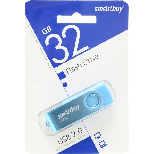 Флешка 32 ГБ USB Smartbuy Twist Blue