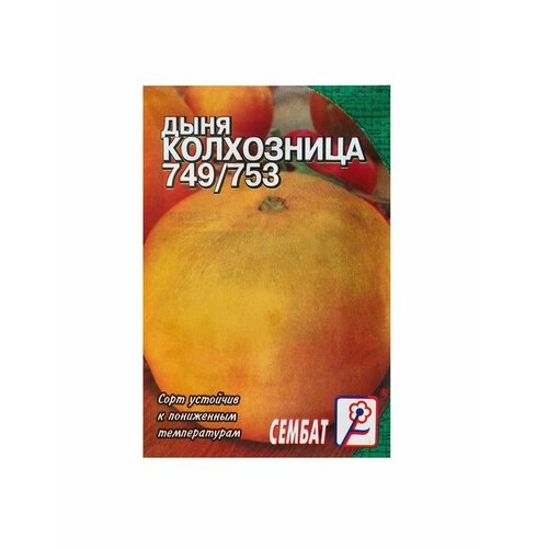 семена дыня колхозница лидер 1 г 18 упаковок Семена Дыня Колхозница 749/753, 0,5 г