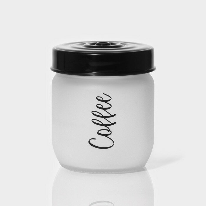Банка для сыпучих Herevin Coffee, 425 мл, стекло