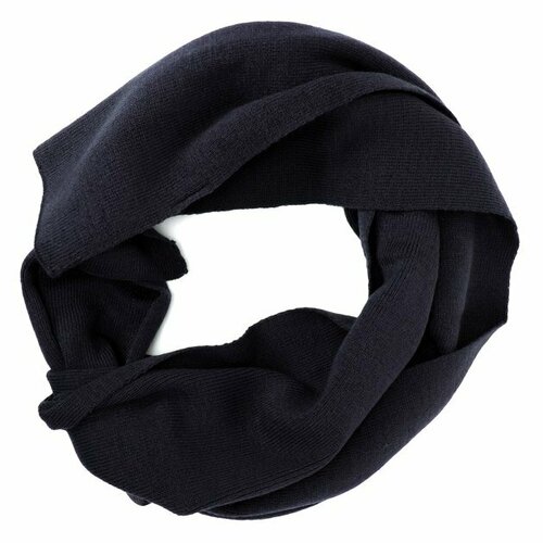 Шарф roccobarocco, синий fashionable collar ring scarf anti static lint neck warmer ski down scarf women down scarf winter down scarf