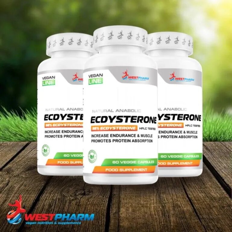 WESTPHARM Vegan Line Ecdysterone 100mg (60капс)