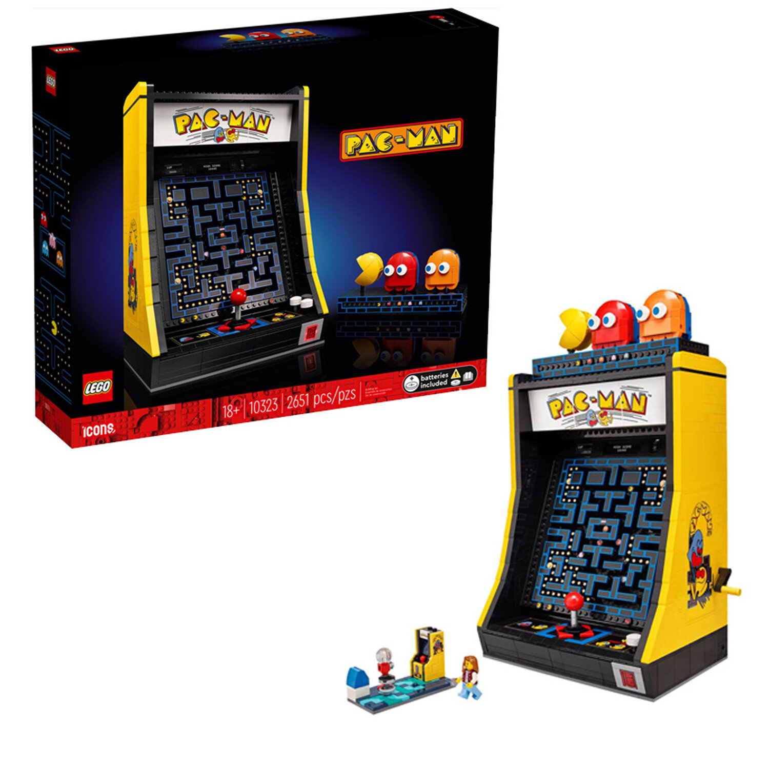 Lego 10323 классическая ностальгическая аркадная игра Pac-Man