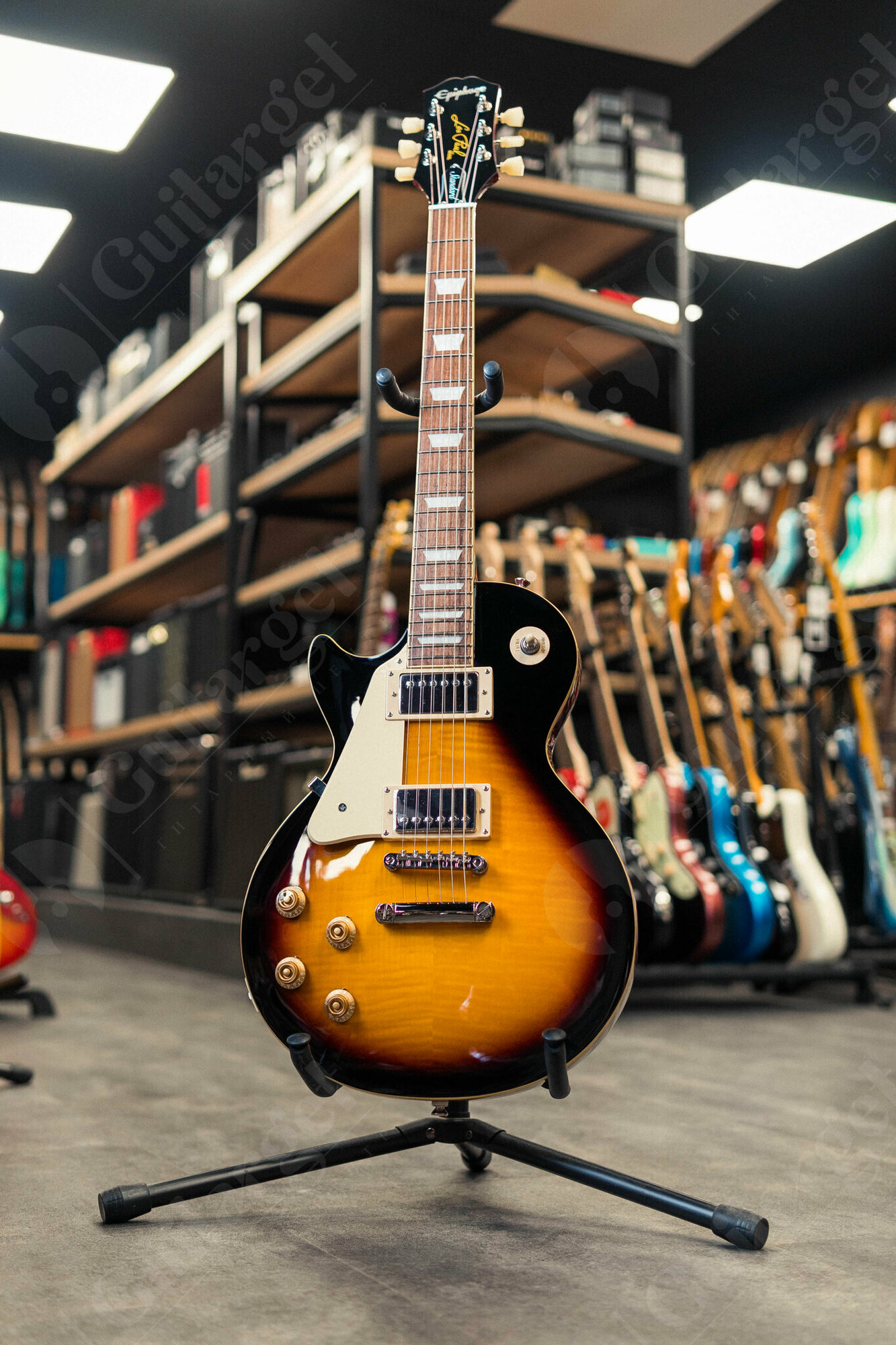 Электрогитара Epiphone Les Paul Standard 50s (Left-handed) Vintage Sunburst леворукая