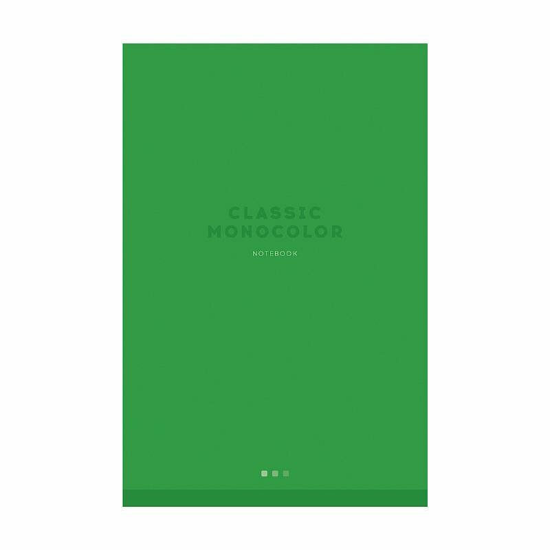 Блокнот А5 80л. на скрепке ArtSpace "Monocolor. Green" 342754