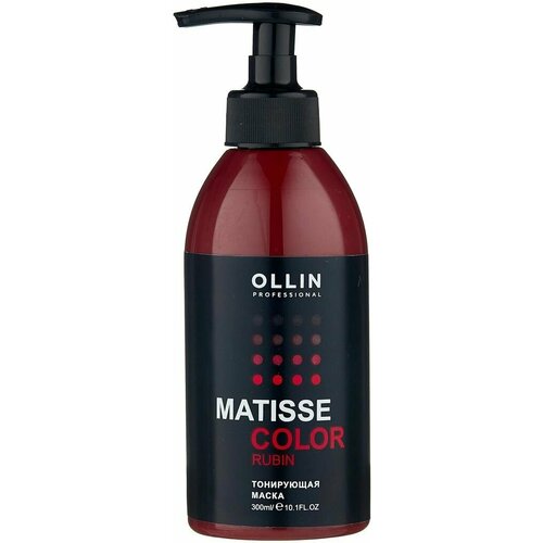 Ollin Matisse Color Маска тонирующая для волос Рубин 300мл