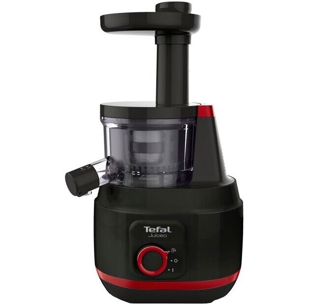 Вертикальная медленная соковыжималка Tefal Juiceo ZC150838 150 Вт черный