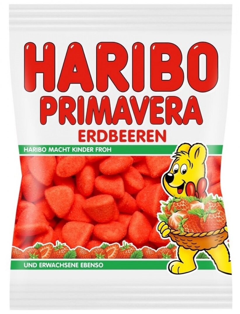 Мармелад жевательный Харибо Клубника Примавера 100 грамм / Haribo Primavera Edbeeren 100 g - фотография № 7