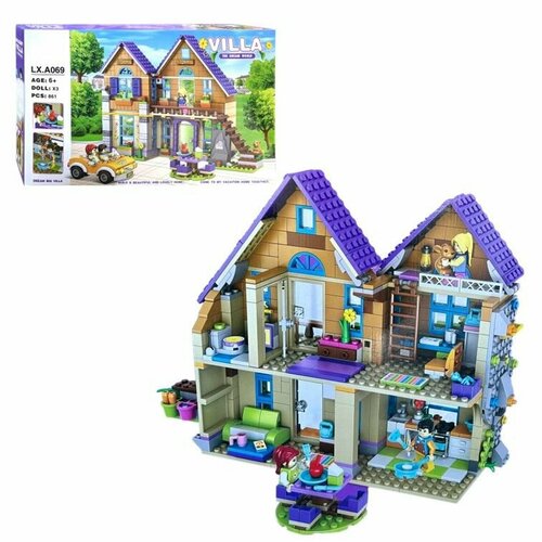 LXA069 Конструктор Friends, Отдых на вилле 861 деталей