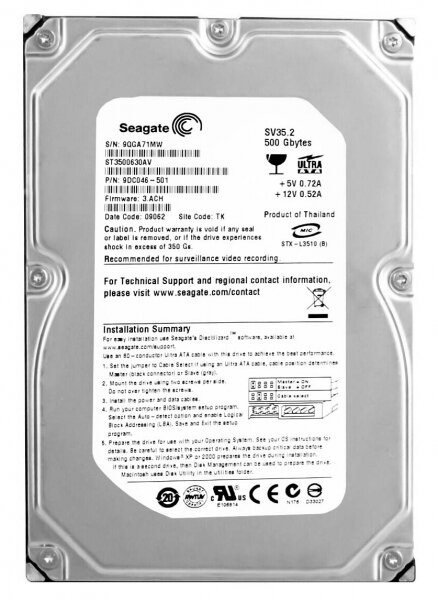 Жесткий диск Seagate ST3750640SV 750Gb SATAII 3,5" HDD