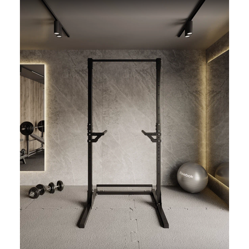 Стойка ФитСтанция CANPOWER (турник + брусья)/Напольный турник/Напольные брусья/Черный цвет/Для улицы и дома