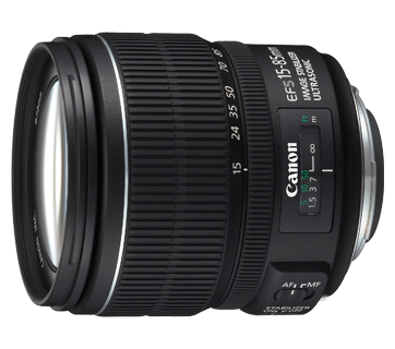 Объектив Canon EF-S 15-85mm f/3.5-5.6 IS USM, черный