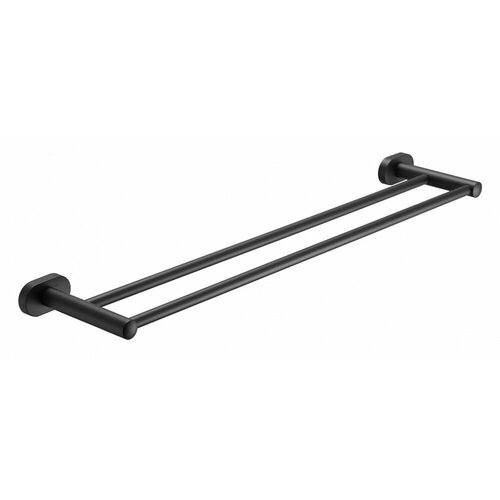 Полотенцедержатель двойной черный V5118 2600₽
