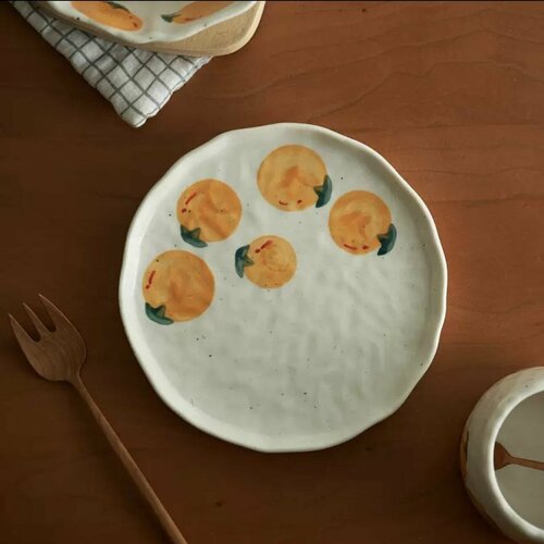 Тарелка с бортом из керамики 1200₽