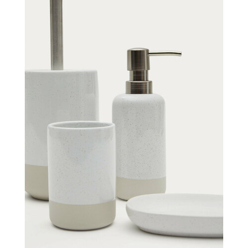 Щетка для унитаза Selis из керамики бежевого и белого цвета 6944₽