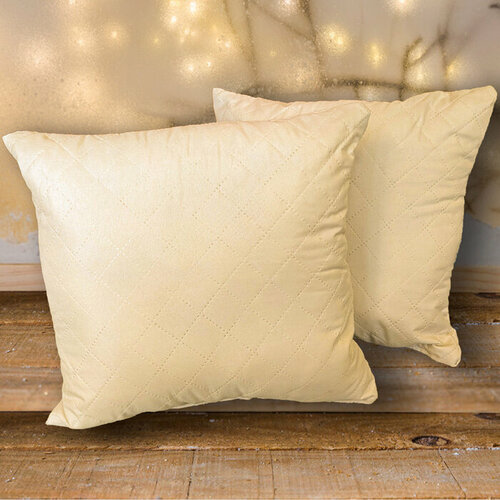 Monro Подушка 40х40см слоновая кость полисатин пэ 100 619₽